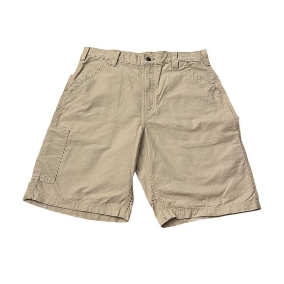 Mens’ Carhartt B147 Loose Tan Cargo Shorts Size 36 - Picture 1 of 4